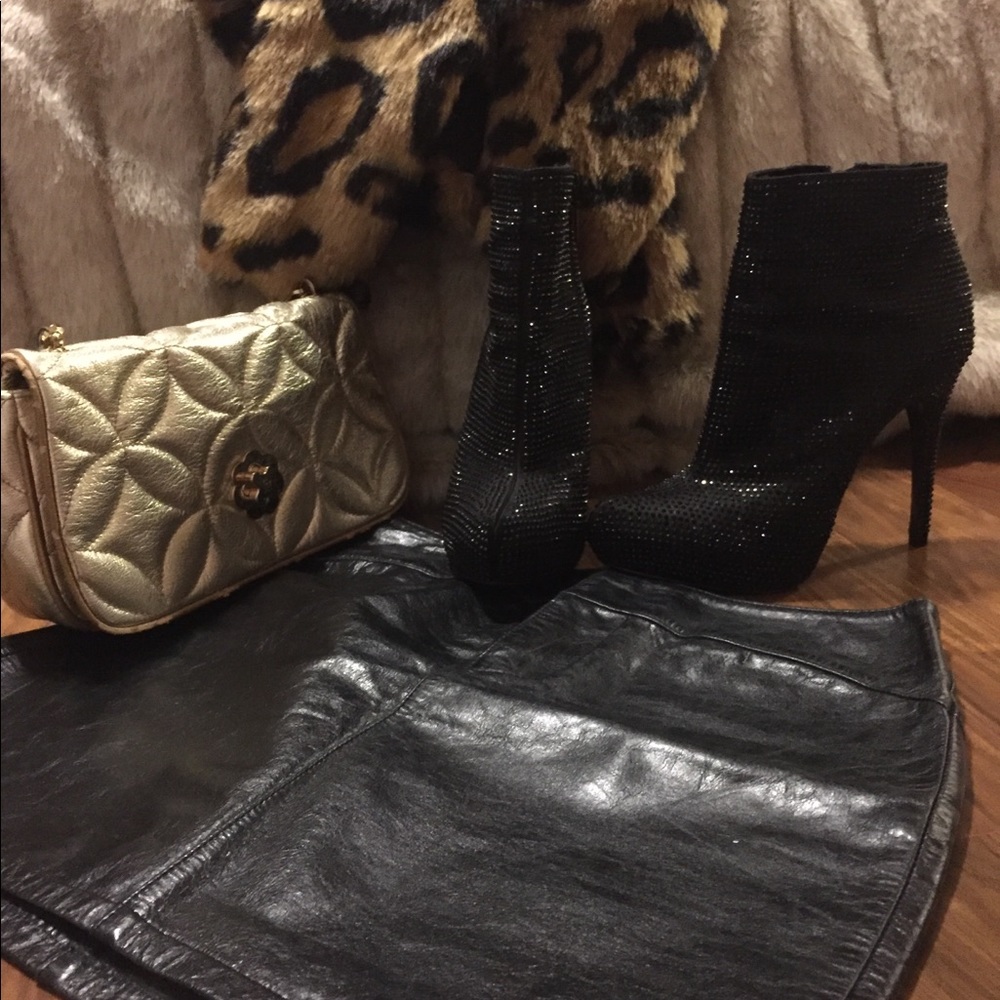 Sexy Beautiful spike heel platform booties